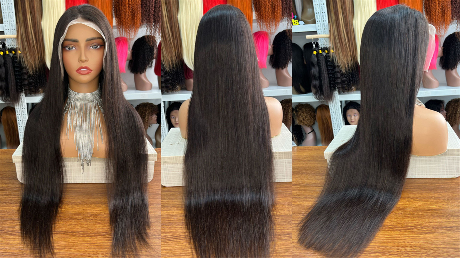 4x4 transparent lace closure bob wig virgin hair straight